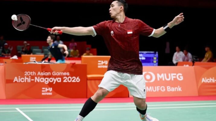 Jonatan Christie Tumbang dari Leong Jun Hao, Indonesia Tertinggal 0-1 dari Malaysia di Perempatfinal Asian Games 2026