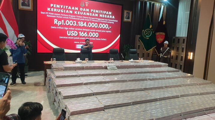 Kejagung Ungkap Uang Rp1 Triliun dalam Kasus Pemanfaatan Hutan Inhutani V, Penyidikan Terus Dikembangkan