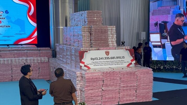 Satgas PKH Serahkan Rp13,24 Triliun ke Kas Negara, Penertiban Kawasan Hutan Terus Diperkuat